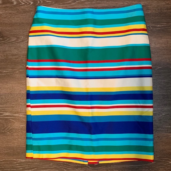 Colorful Talbots Striped Skirt 6P - Picture 1 of 3
